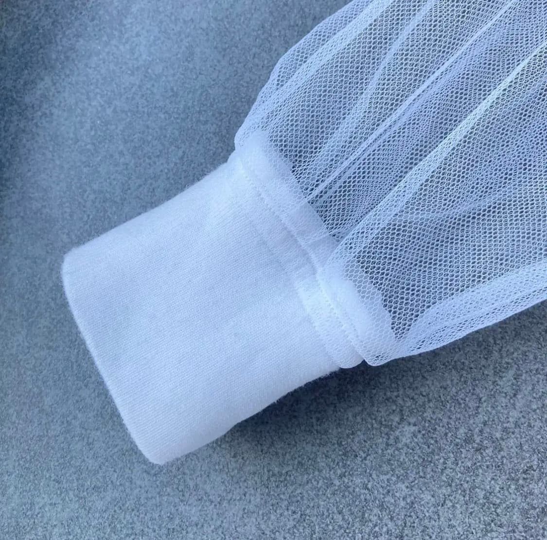 (S)꼼데가르송 시스루 블루종 상품이미지5