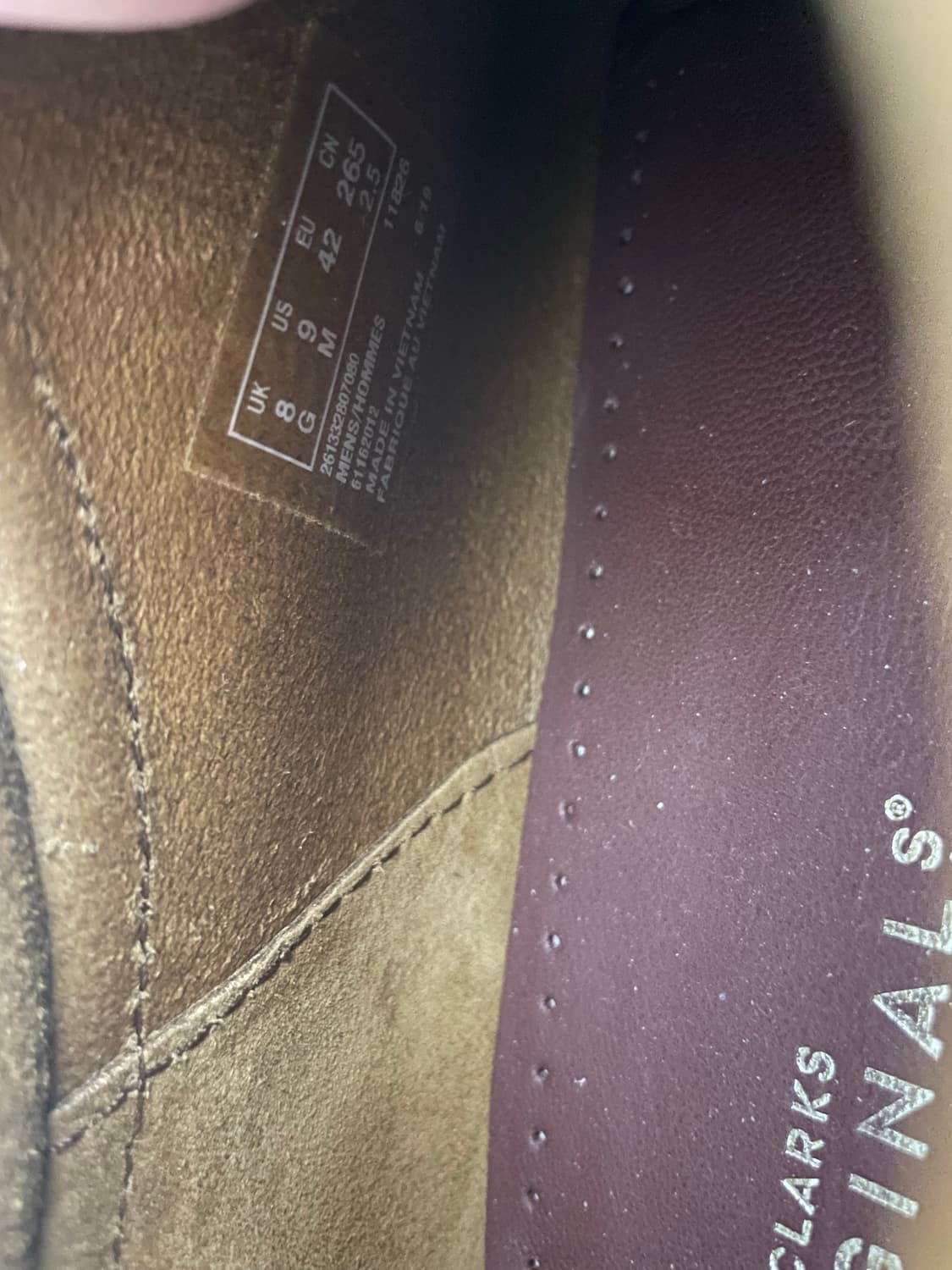 [새상품] 플래그스터프 x 클락스 왈라비 체커보드 265(US9) 상품이미지7