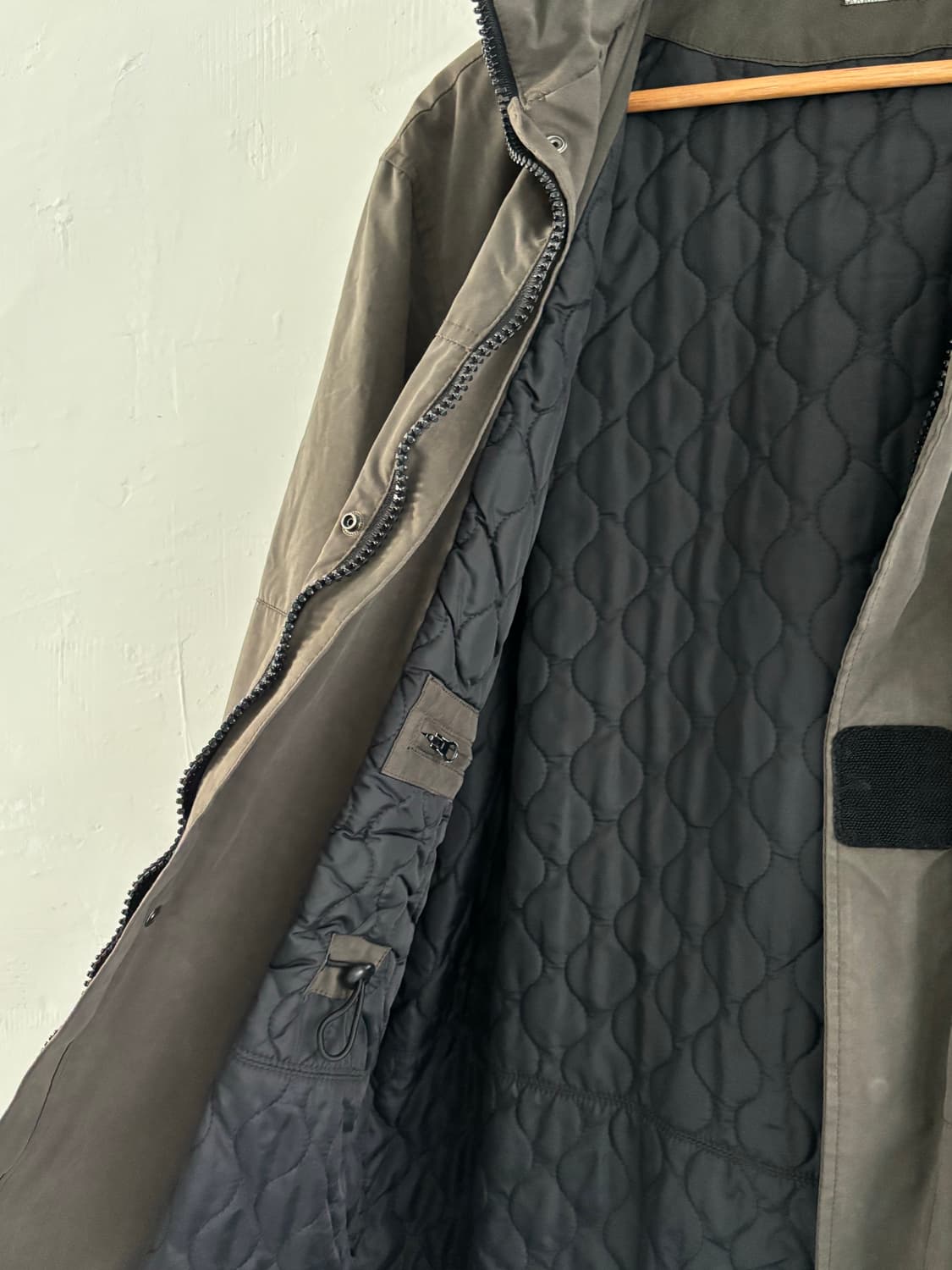 C.P.company 씨피컴퍼니 투포켓 안감퀼티드 카키 자켓 상품이미지6