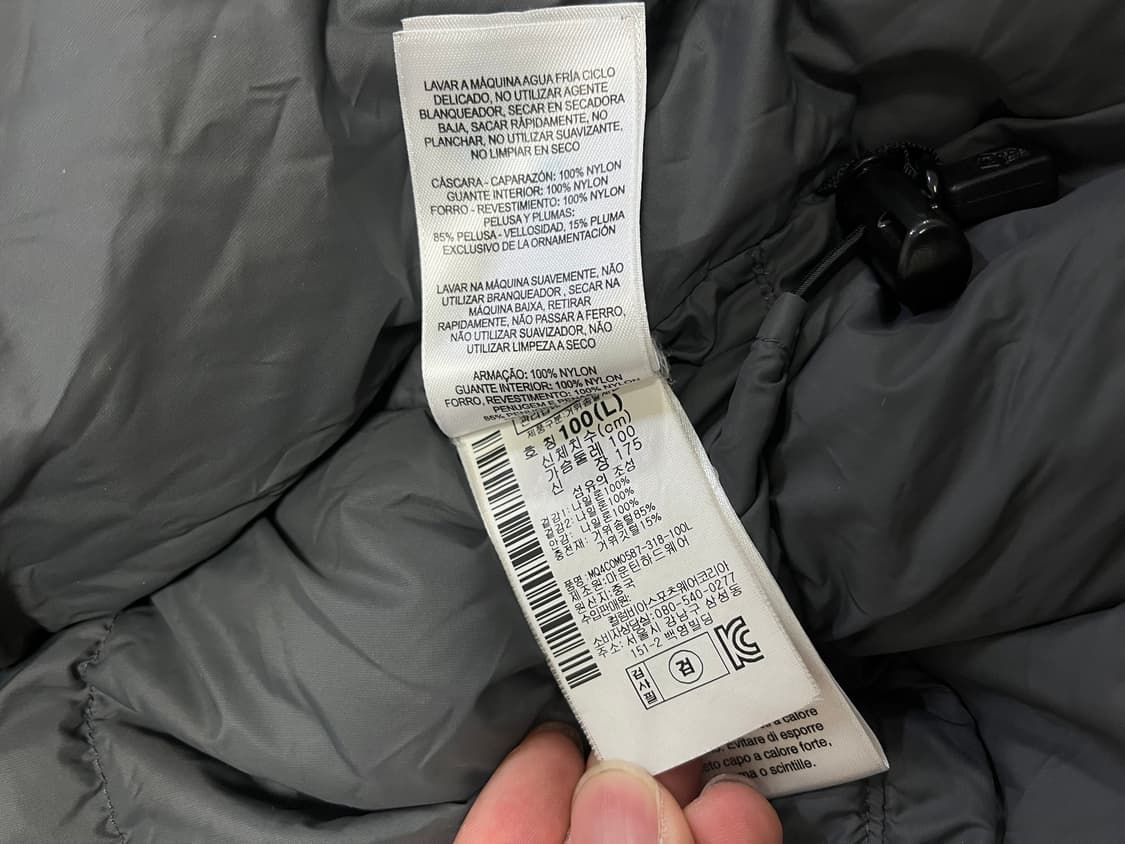 마운틴하드웨어 구스다운 패딩 XL 상품이미지8