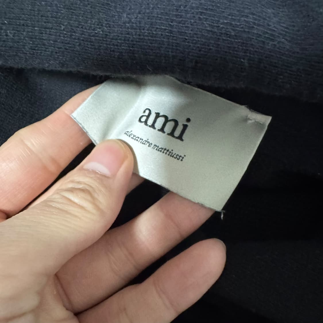 정품 아미 블랙 후드티 상품이미지5