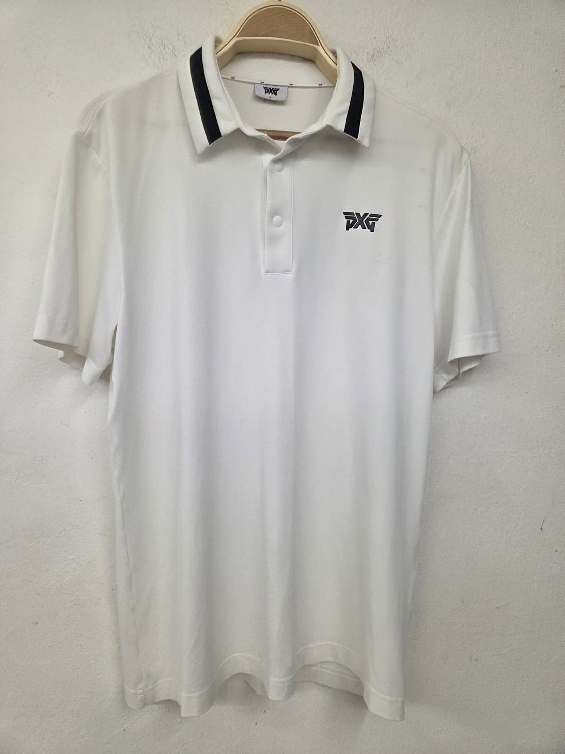 PXG 남성 골프 반팔 카라티 화이트 L 상품이미지1