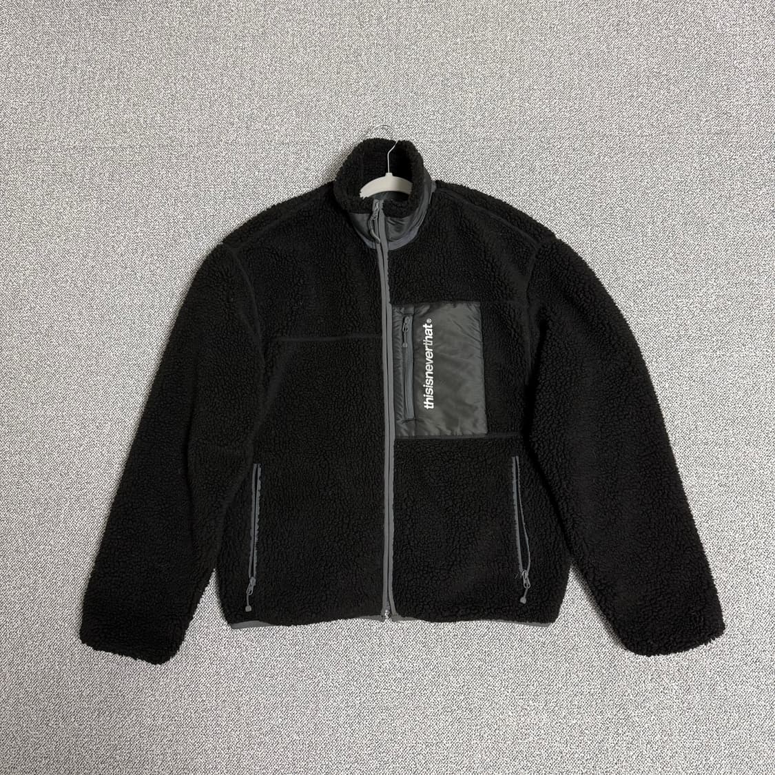 디스이즈네버댓 털 후리스 블랙 L 상품이미지1