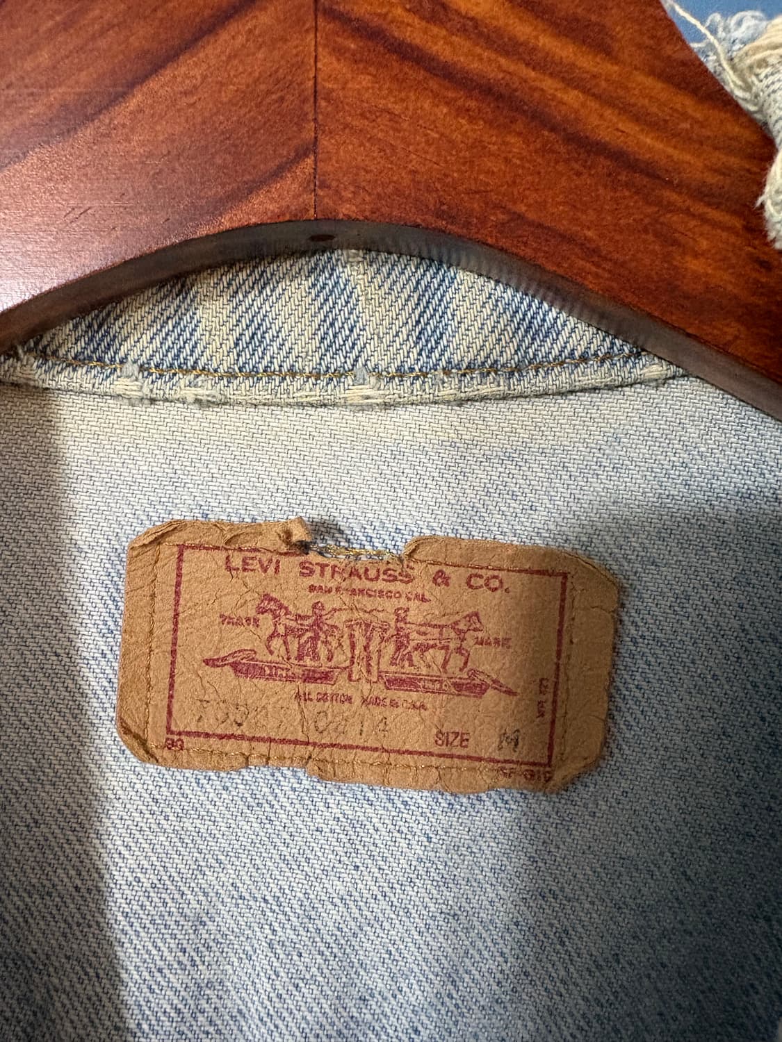 80‘s USA Levis 70507 denim jacket.  상품이미지4