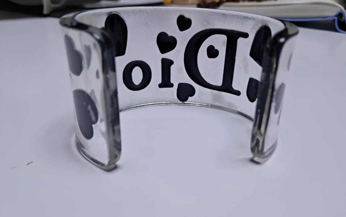 Dior 디올 투명 하트 뱅글 팔찌 브레이슬릿 상품이미지2