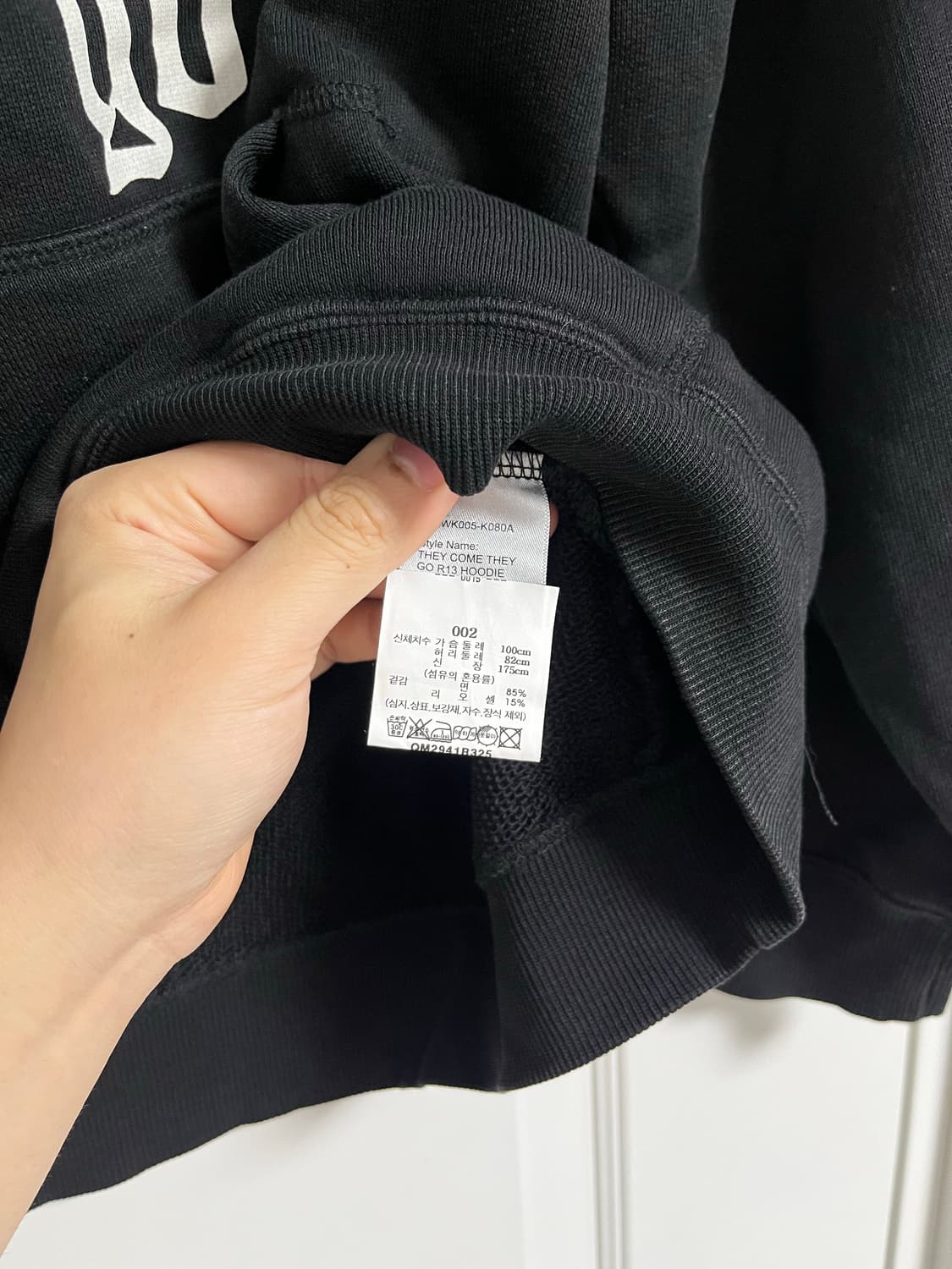 R13 펑크 후드티 M 상품이미지5