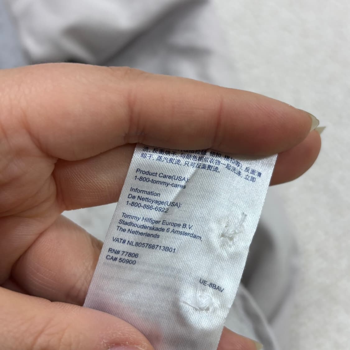 S 타미힐피거 긴팔 카라 셔츠 0403E 상품이미지5