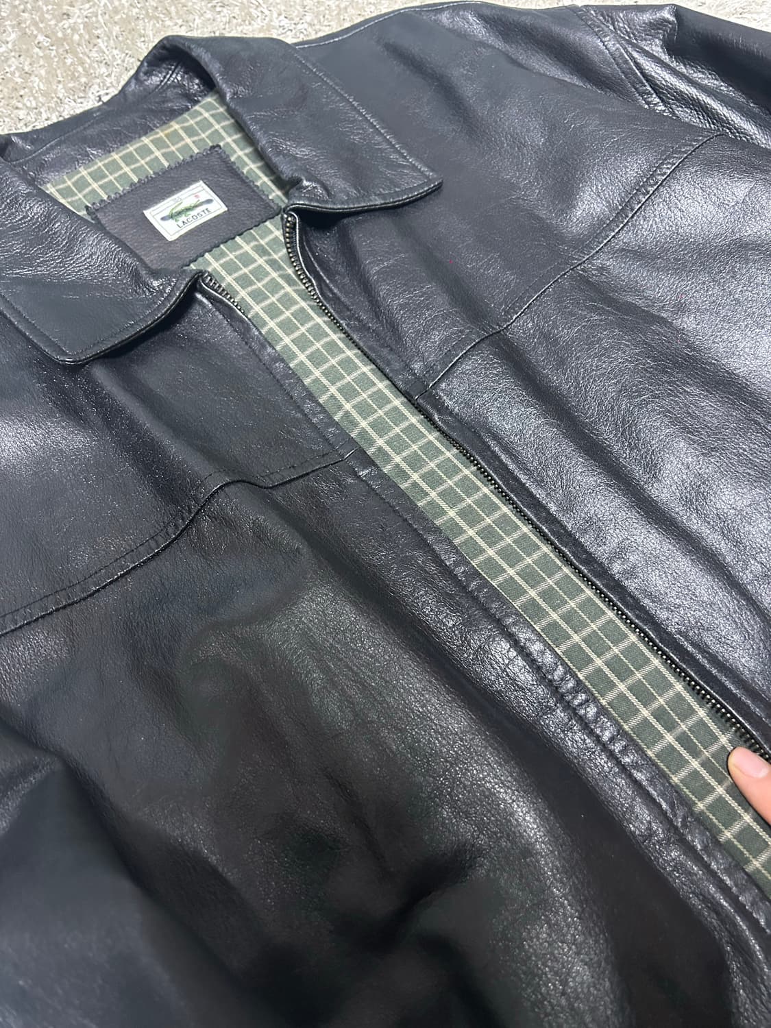 라코스테 양가죽 자켓 105-110 상품이미지3