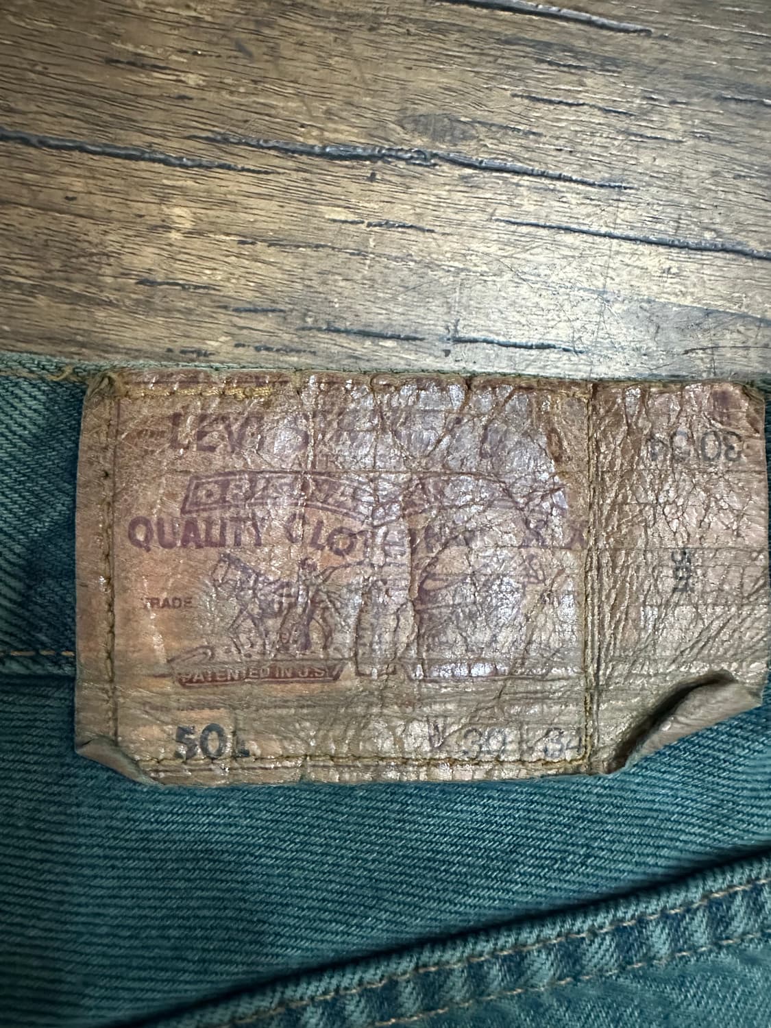 90s USA Levis 리바이스 501 컬러데님 실측27-28 상품이미지2