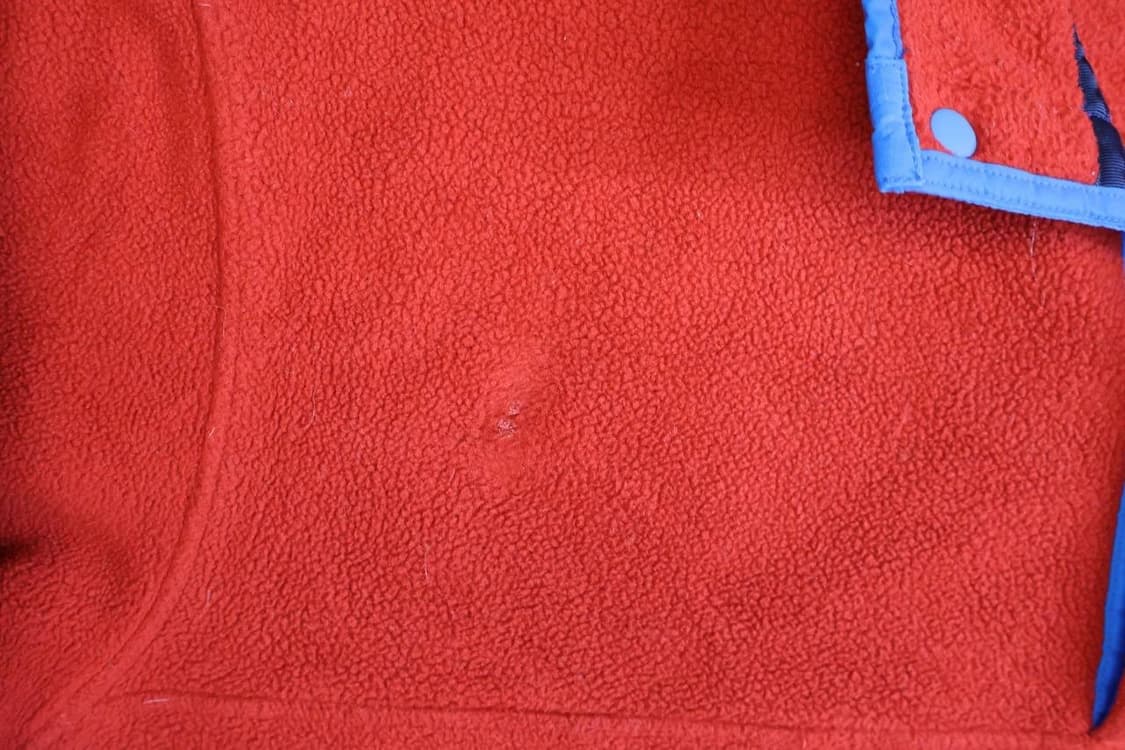 12FW 파타고니아 신칠라 스냅-T 플리스 레드 블루 트림 상품이미지6