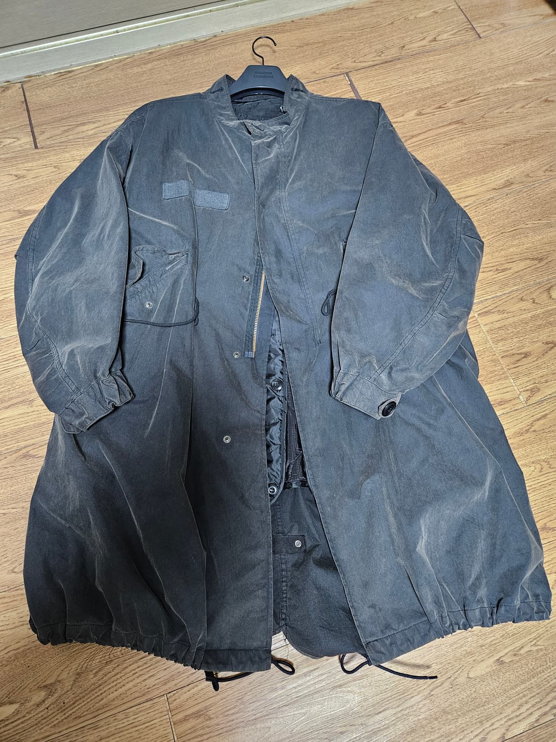 [S] 프릭스 스토어 M-65 라이너 세트 페이디드 블랙 상품이미지3