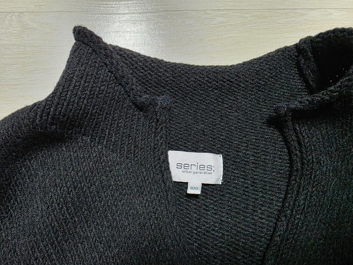 Series 남성용 가디건 블랙 상품이미지2