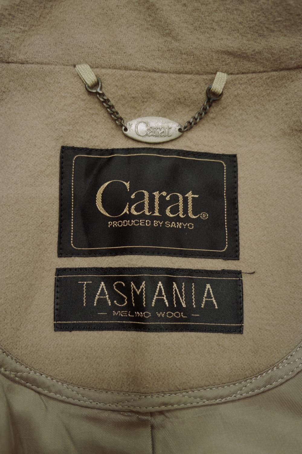 빈티지 브라운 더블 울 코트 상품이미지9