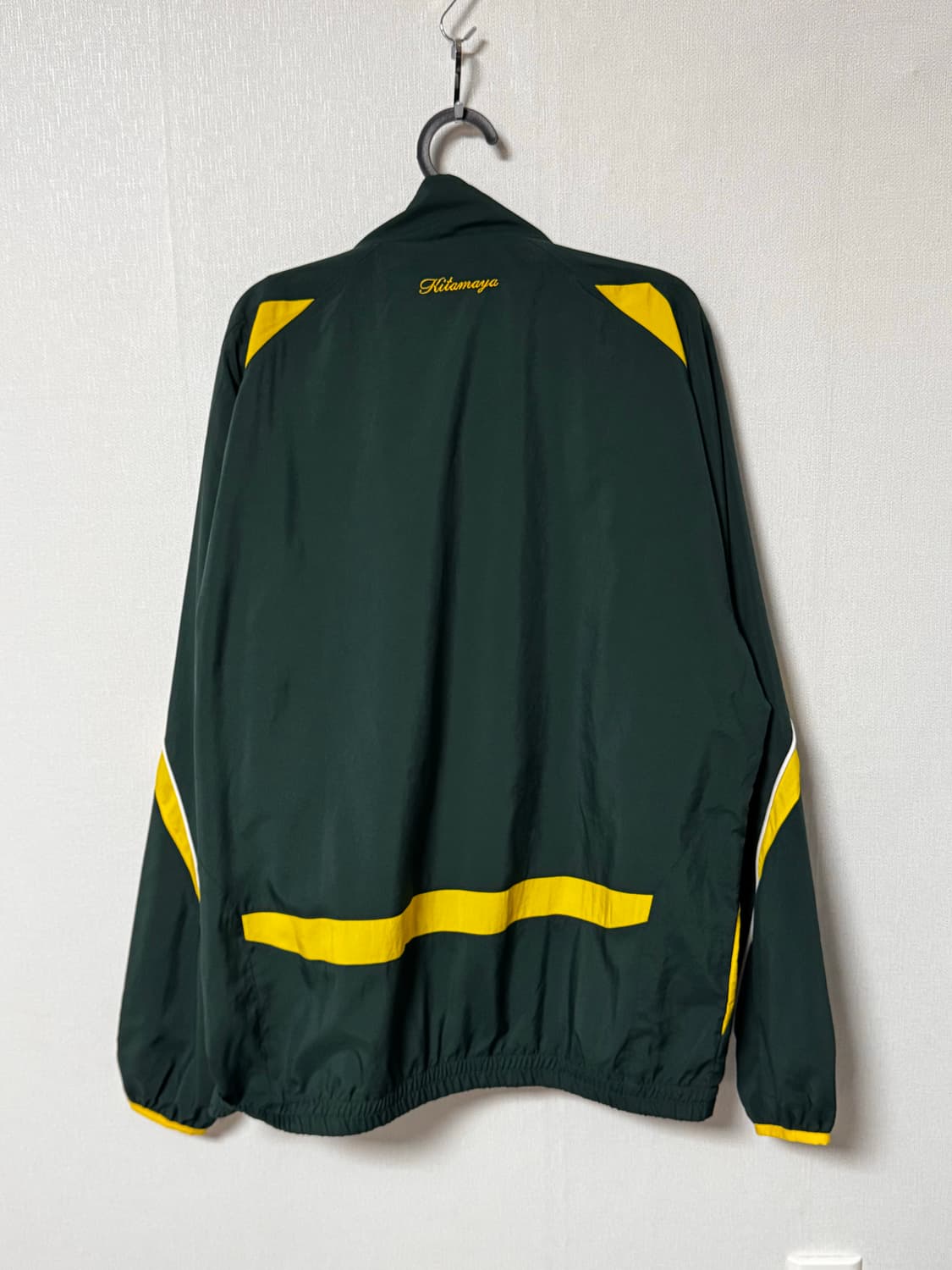 미즈노 그린 옐로우 올드스쿨 바람막이 자켓 상품이미지3