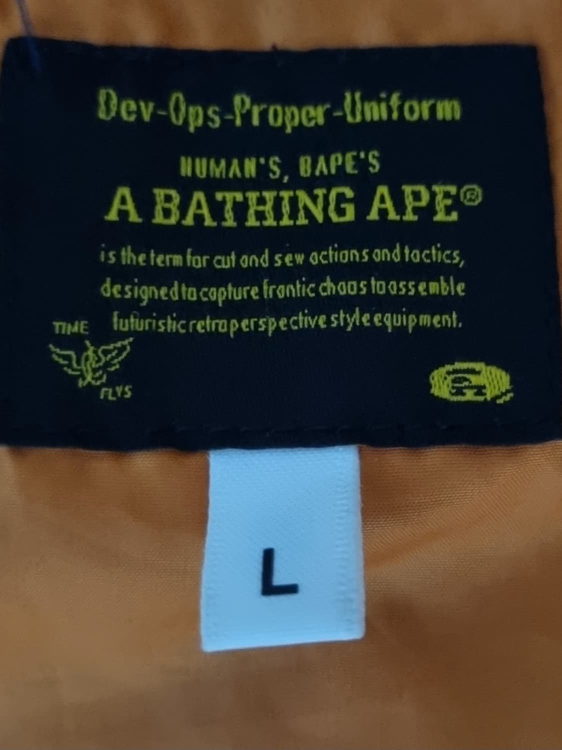[판매] 베이프(A BATHING APE) 스플릿 타이거 샤크 ma-1 상품이미지5