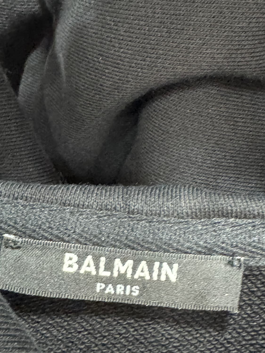 백화점판 발망 라벨 장식 후드티 S  상품이미지3