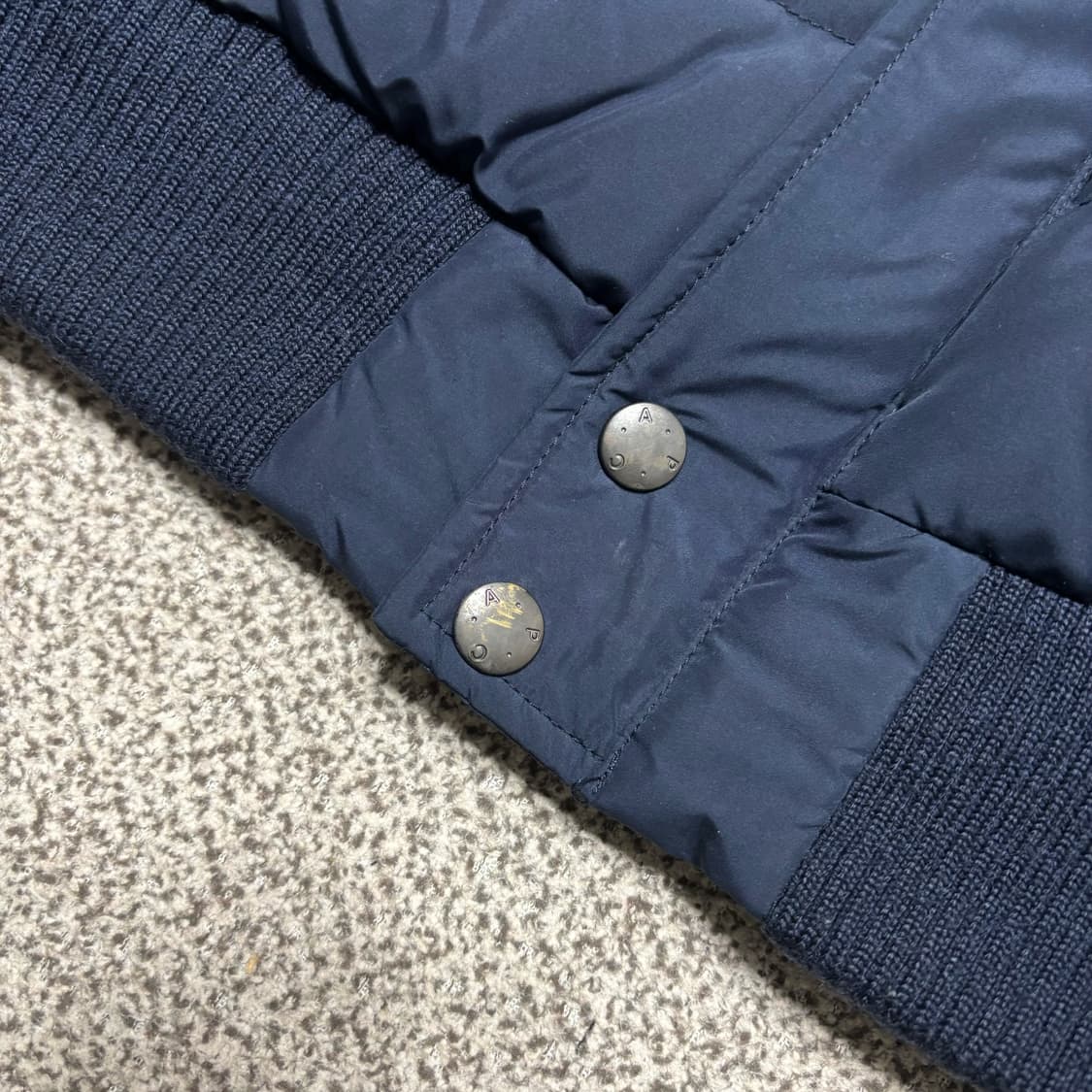 [택포] Unisex's A.P.C 아페세 네이비 구스다운 패딩 [A] 상품이미지5