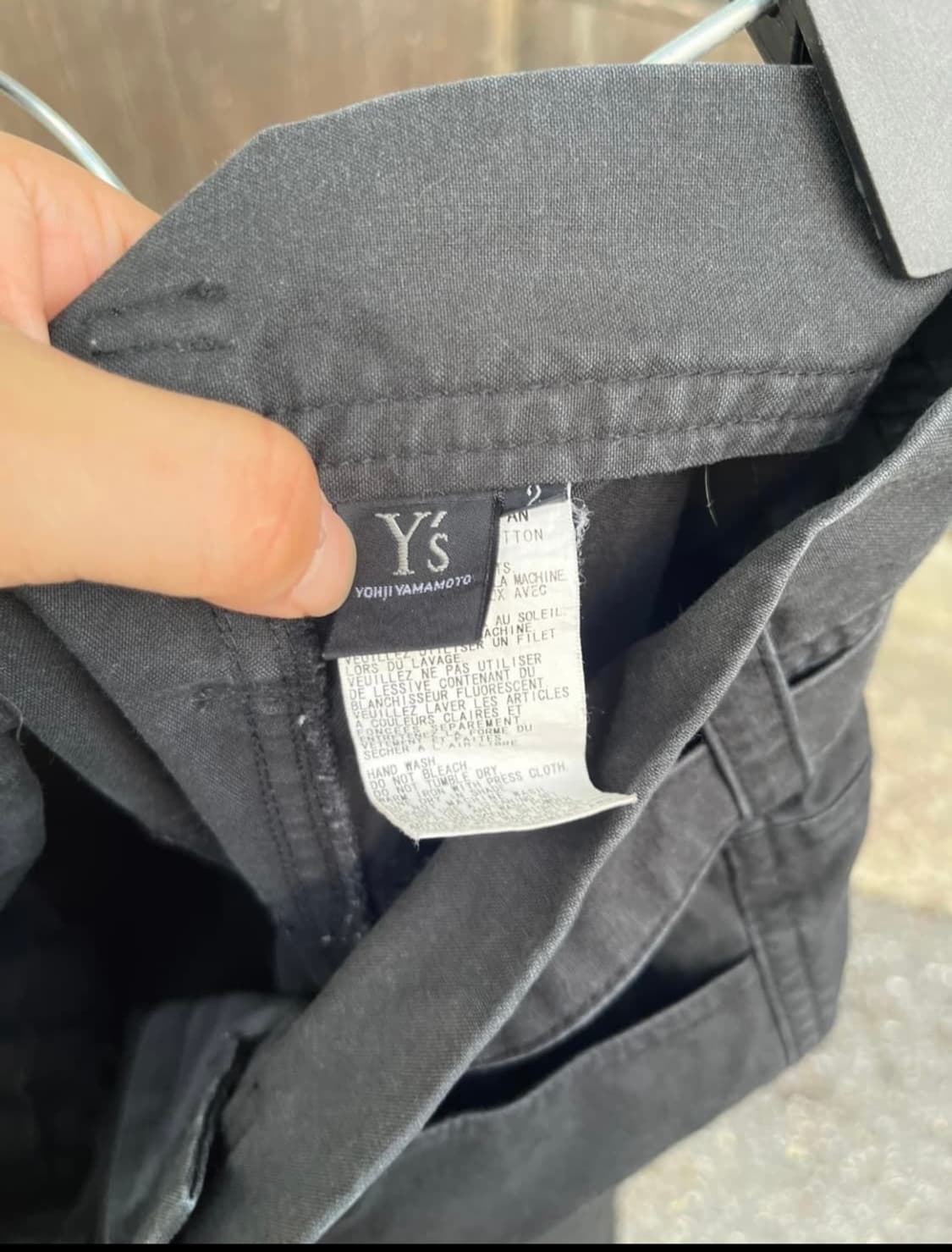 Y's Yohji Yamamoto 와이드 벨티드 카고 팬츠 (size 2 상품이미지6