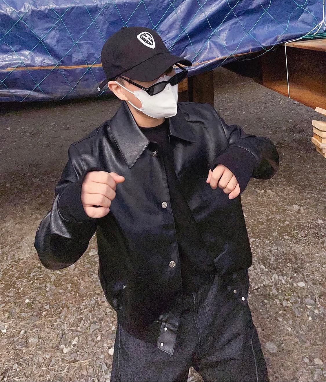 hae.a 헤아 가죽자켓 상품이미지4