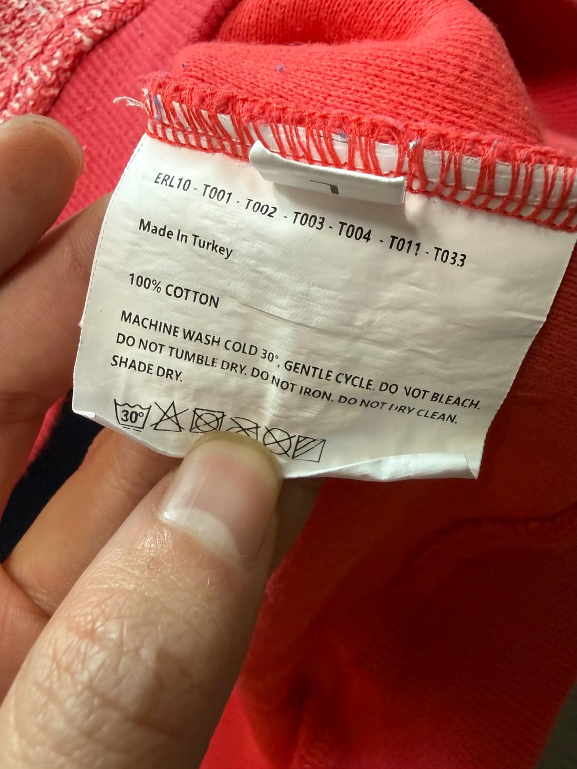 (L) ERL USA SWIRL 후드 성조기 후드 상품이미지5