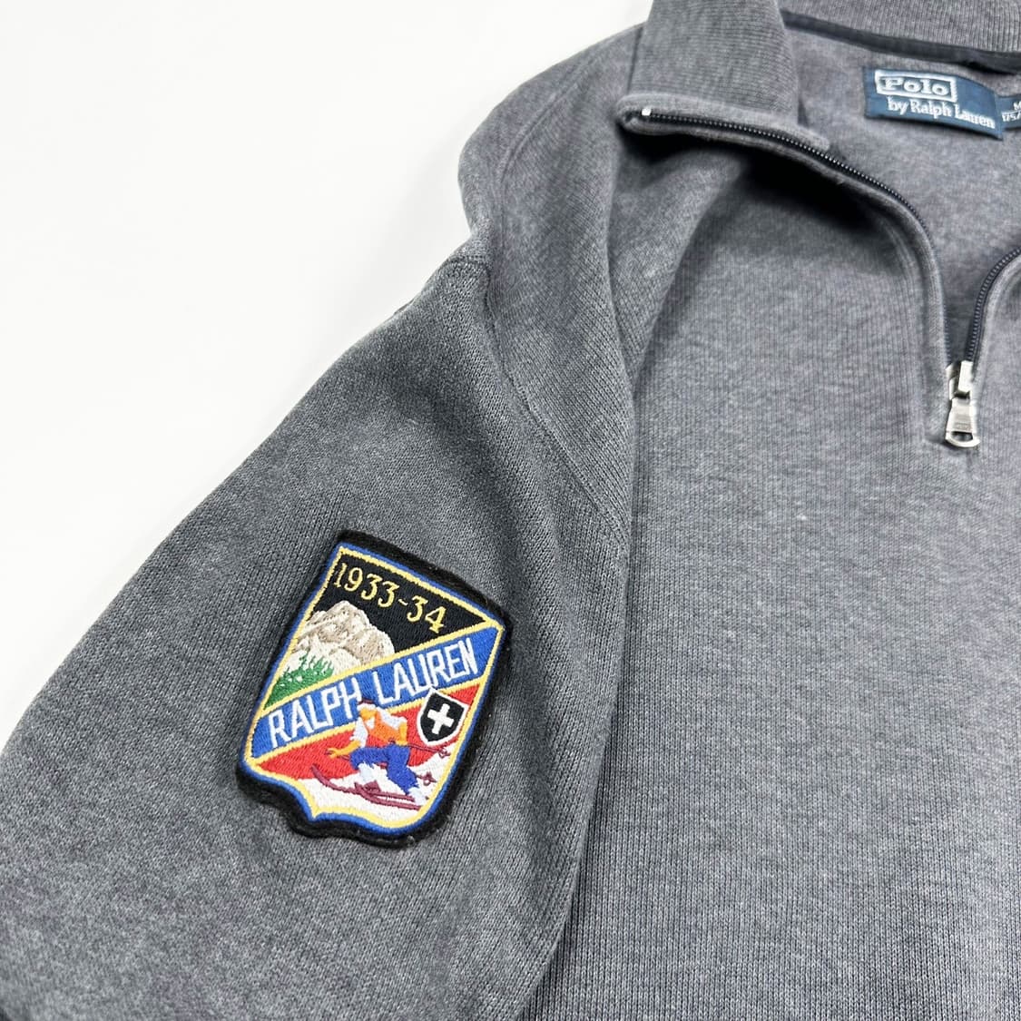 폴로 랄프로렌 포니 스키 차콜 반집업 니트 (실측 L) 상품이미지4