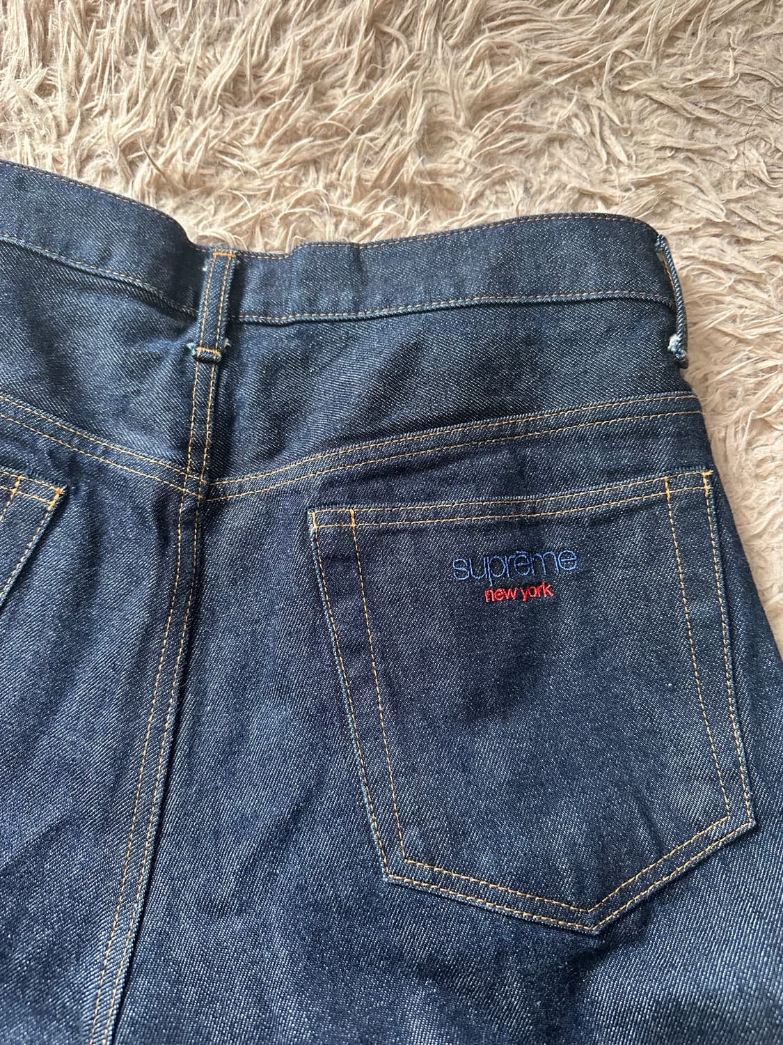 슈프림 셀비지 리지드 인디고 배기진 32 상품이미지5