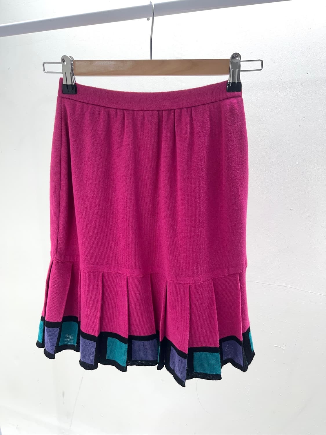 Hot Pink Hem Point Mini Skirt 상품이미지2