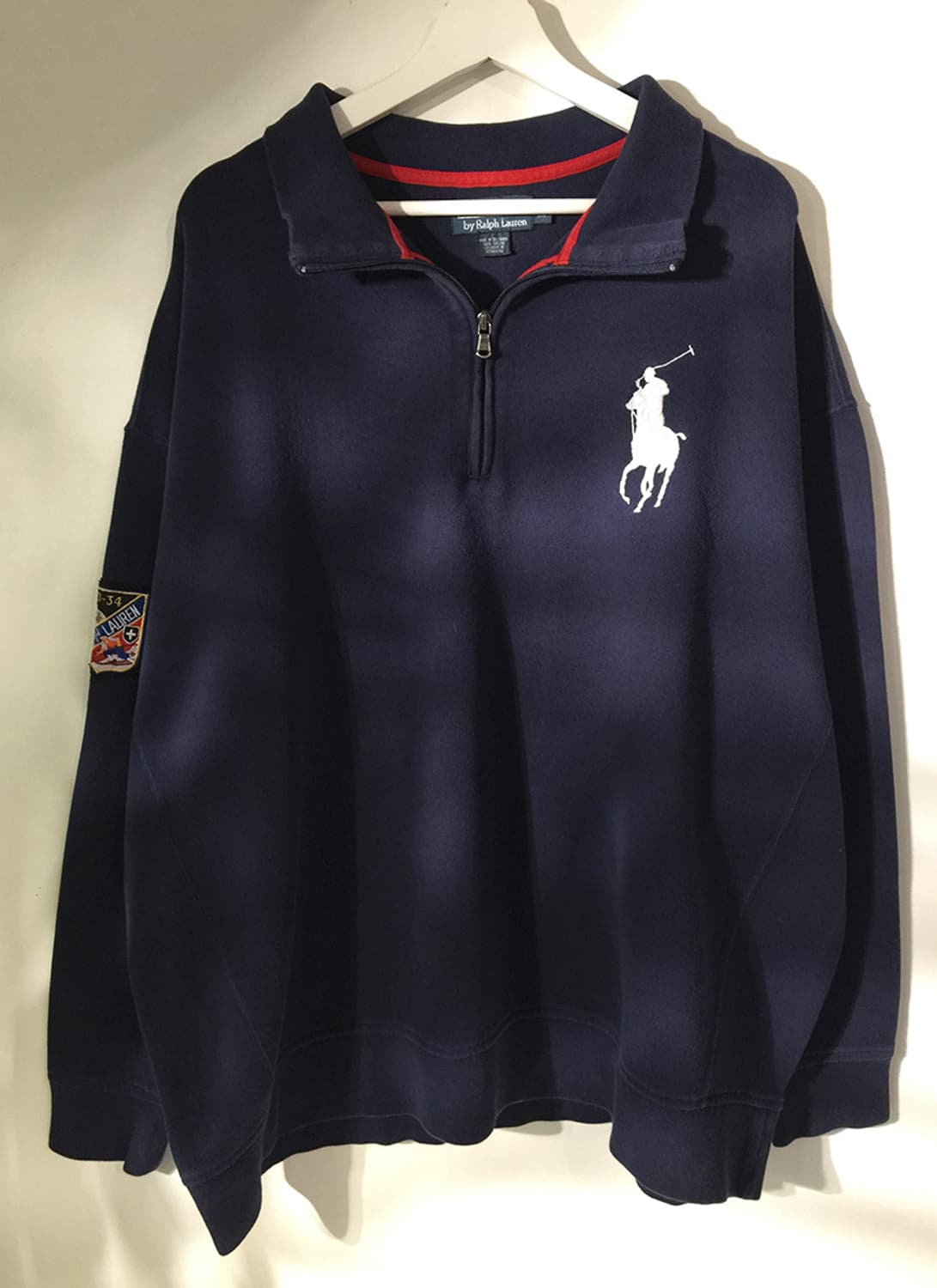 (MAN) 폴로랄프로렌 스웻 반집업 XL 상품이미지7