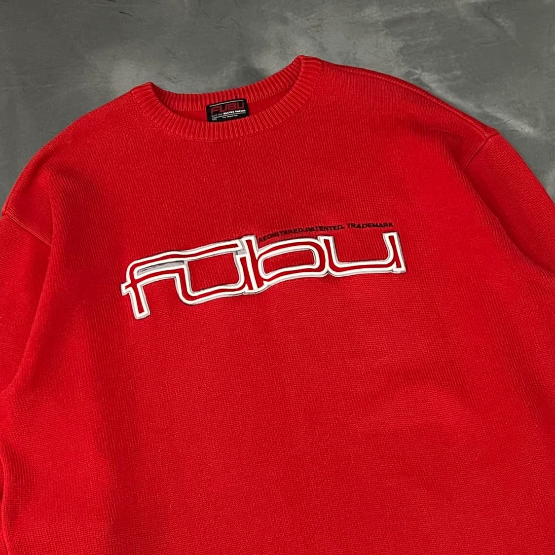  푸부 빅로고 니트 y16379 상품이미지3