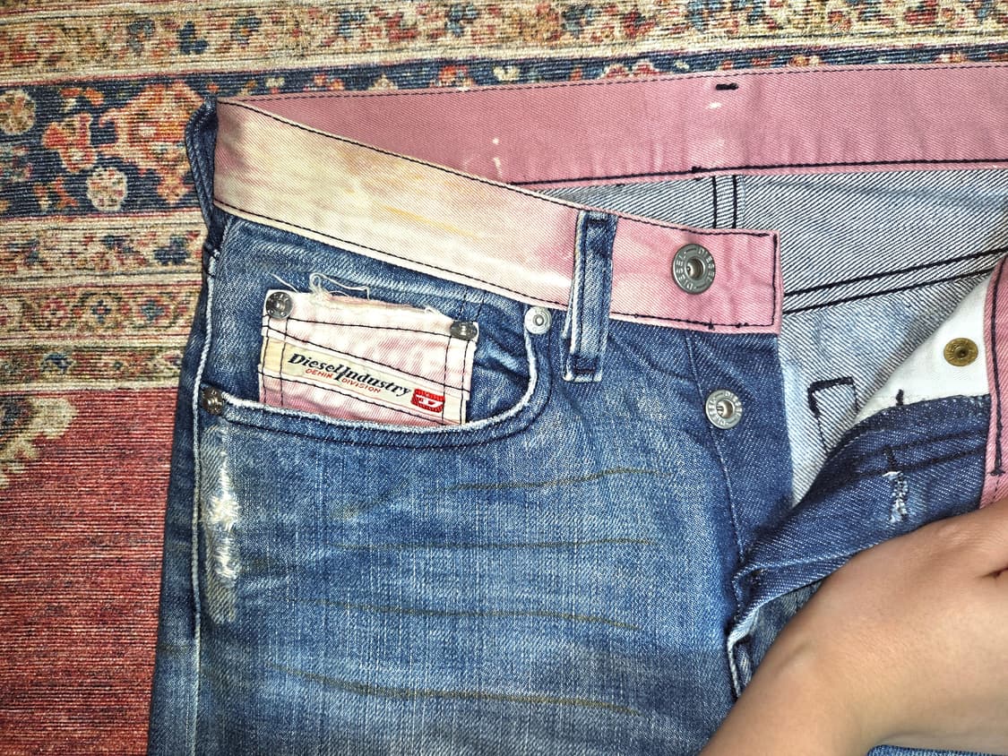 디젤 로우라이즈 워싱 데님 상품이미지5