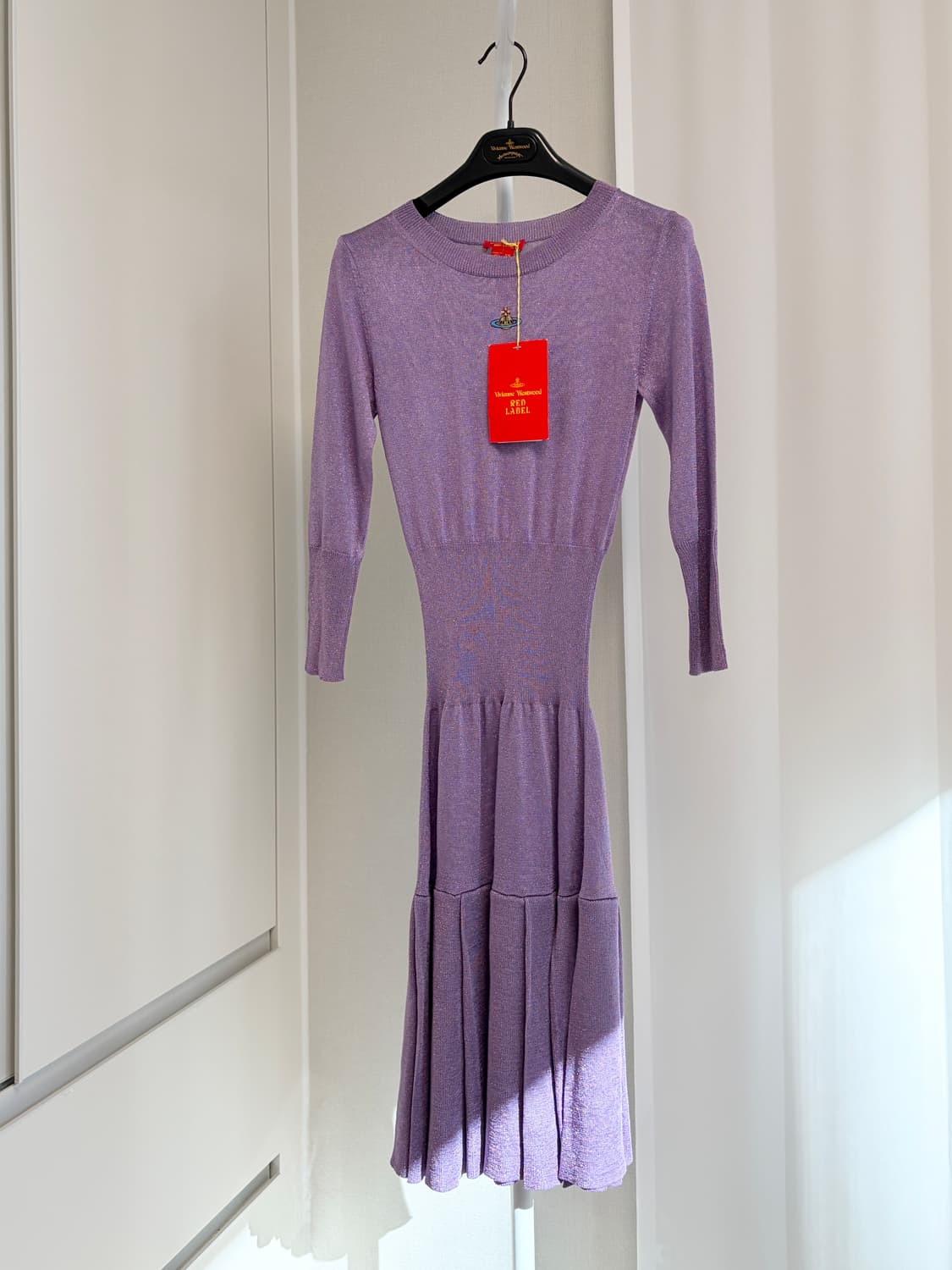 비비안웨스트우드 임포트 퍼플 니트 원피스 상품이미지1