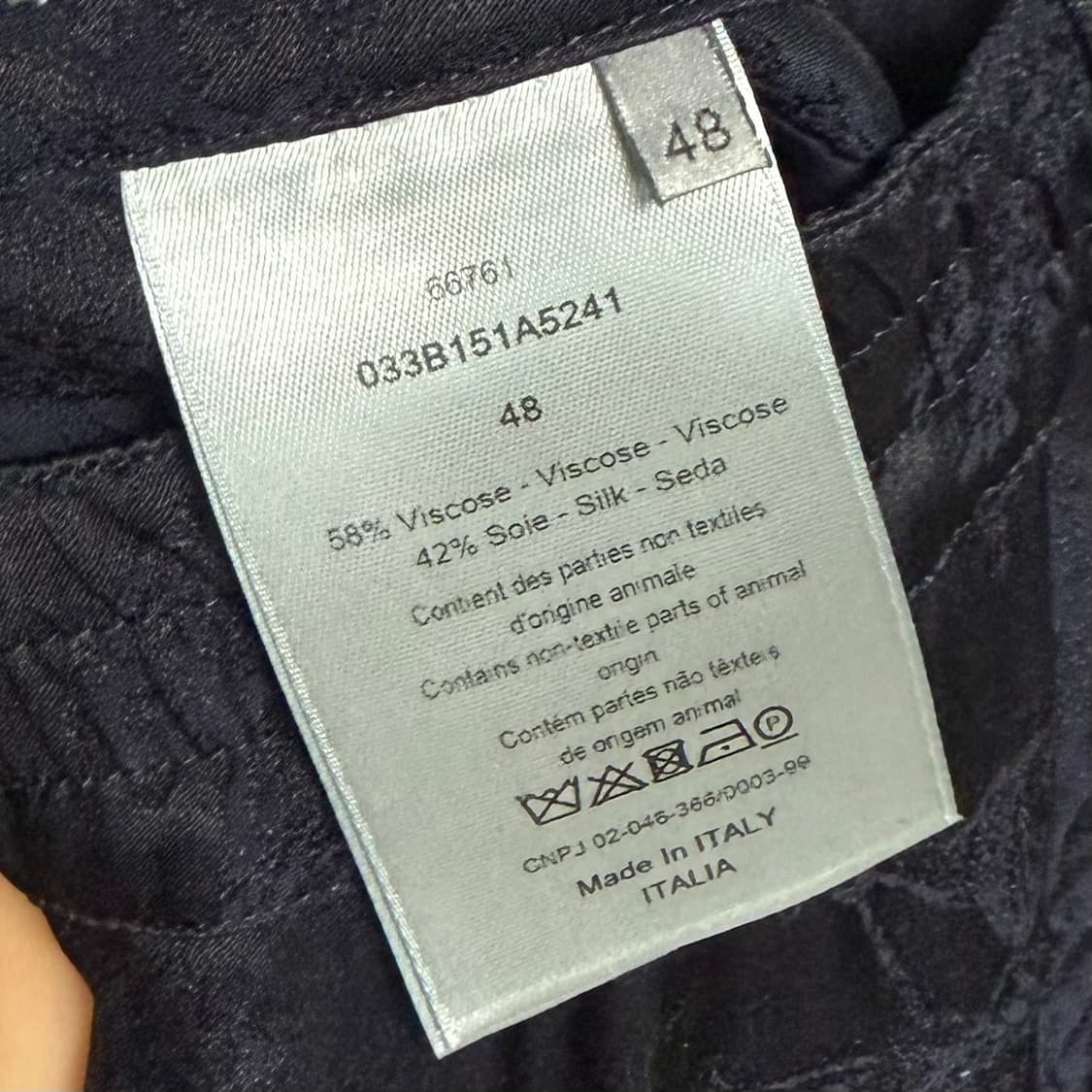 [S+급/48] 디올 플라워 실크 셔츠 셋업 상품이미지10