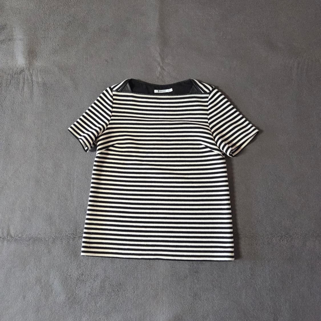 알렉산더왕 보트넥 스트라이프 반팔 티셔츠 6 상품이미지1