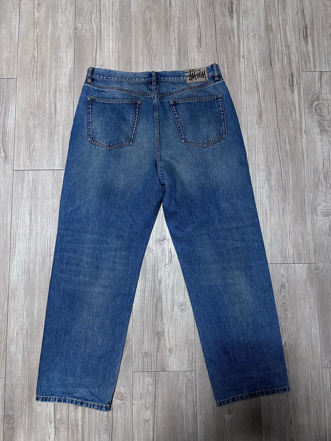 스투시 데님 빅 올 진 빈티지 미드 워시 34 상품이미지5