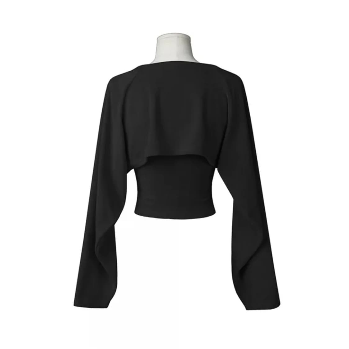 [어반드레스] Terry Tube Top Cardigan Set BLAC 상품이미지5