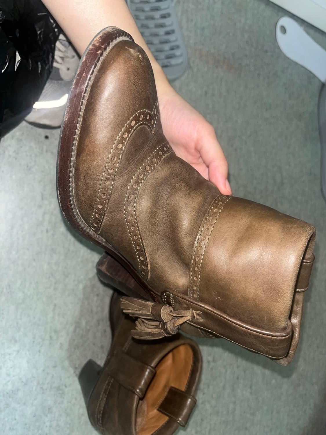 캠퍼 앵클 하이힐 상품이미지1