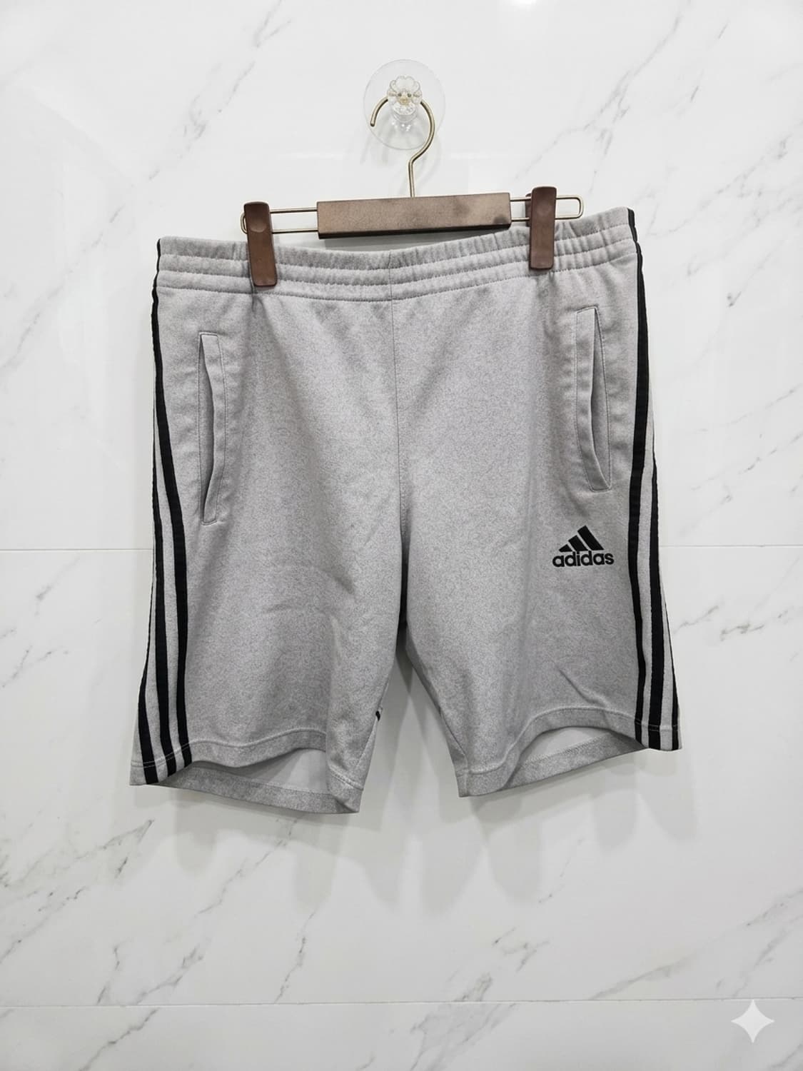 일본M,오버핏,크게나옴)) adidas 아디다스 반바지! 허리 고무줄~ 상품이미지1