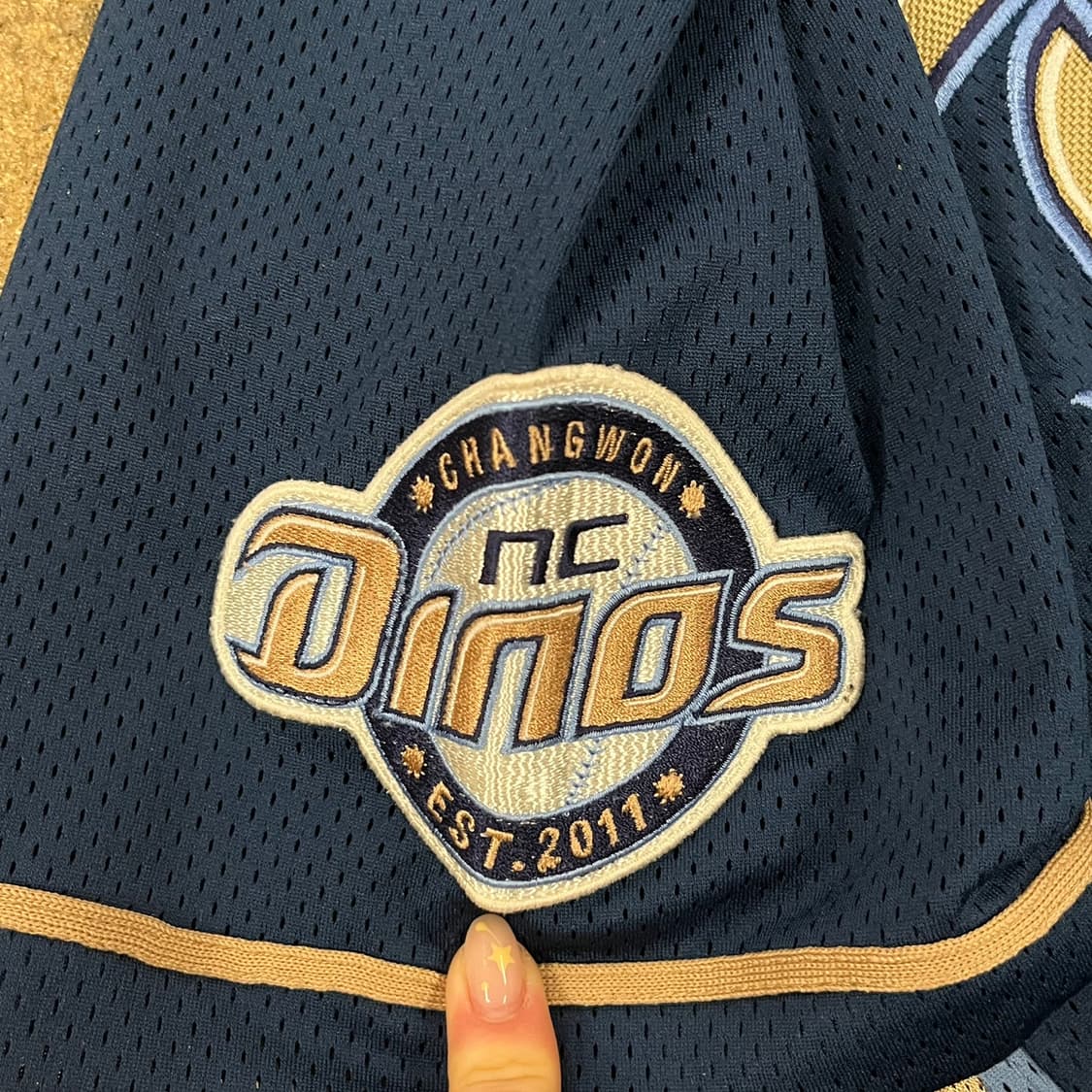 [L] 윌슨 NC 다이노스 야구 유니폼 네이비 b19 상품이미지6