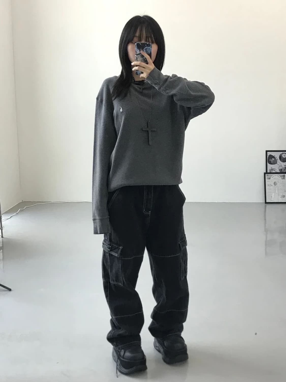 신형 폴로랄프로렌 그레이 롱 슬리브 상품이미지2