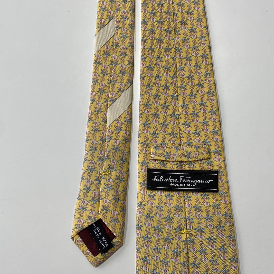 최상급 페레가모(Ferragamo) 명품 정품 넥타이 8.6cm 상품이미지6