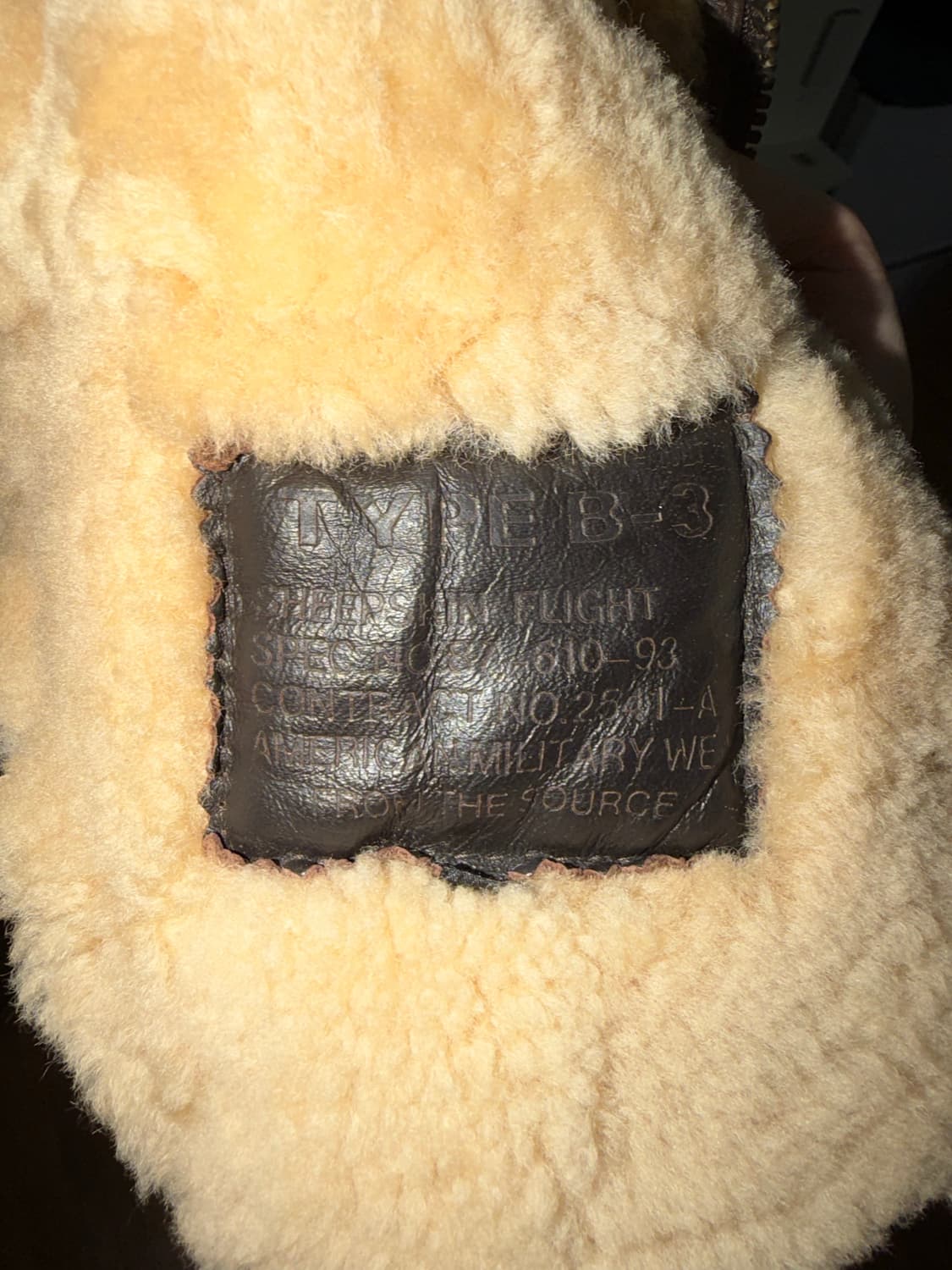 B-3 리얼 무스탕 L 상품이미지9