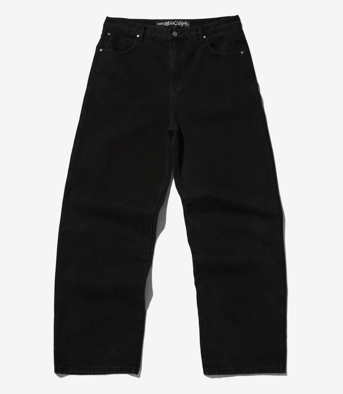스웨이드 BAGGY DENIM [BLACK] M 상품이미지2