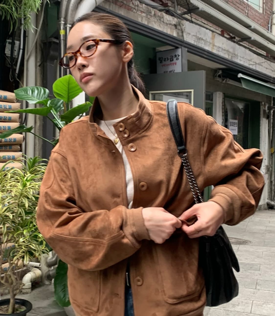 쉬이즈큐트 스웨이드 블루종 상품이미지3