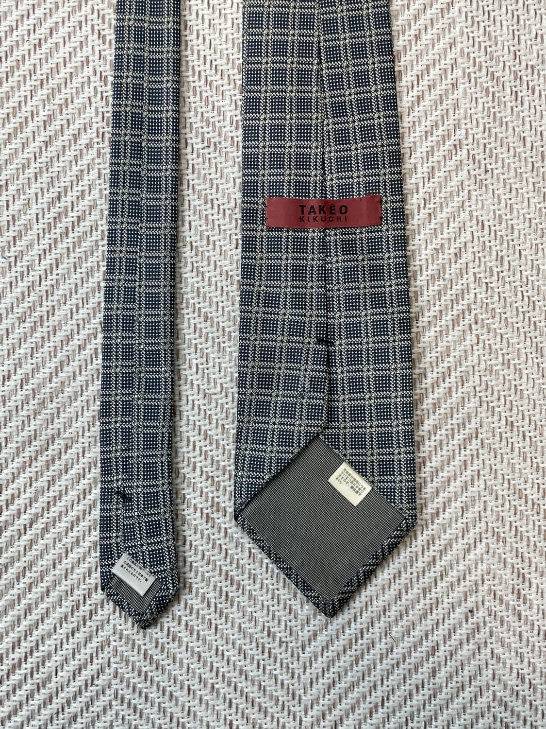 타케오키쿠치 체크 넥타이  J03629 상품이미지3