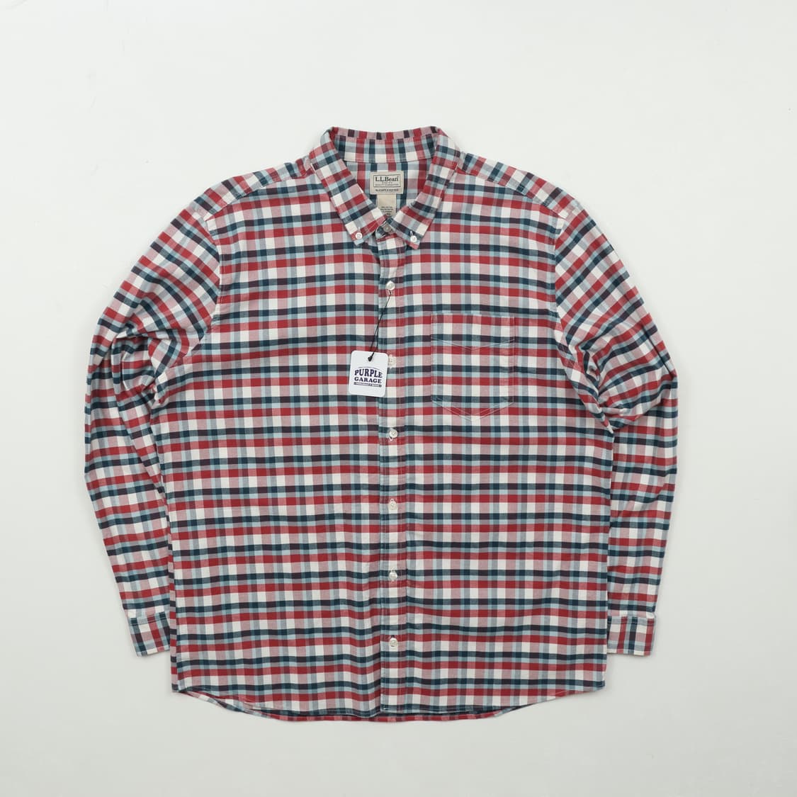 엘엘빈 체크 셔츠 2XL A814 상품이미지1