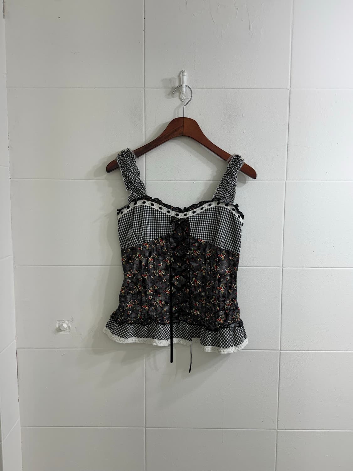 바디라인 무채색 러블리 하치깔 니혼진 코디세트 상품이미지4