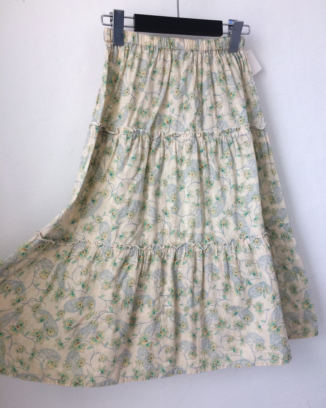 Flower pattern layer long skirt 상품이미지2
