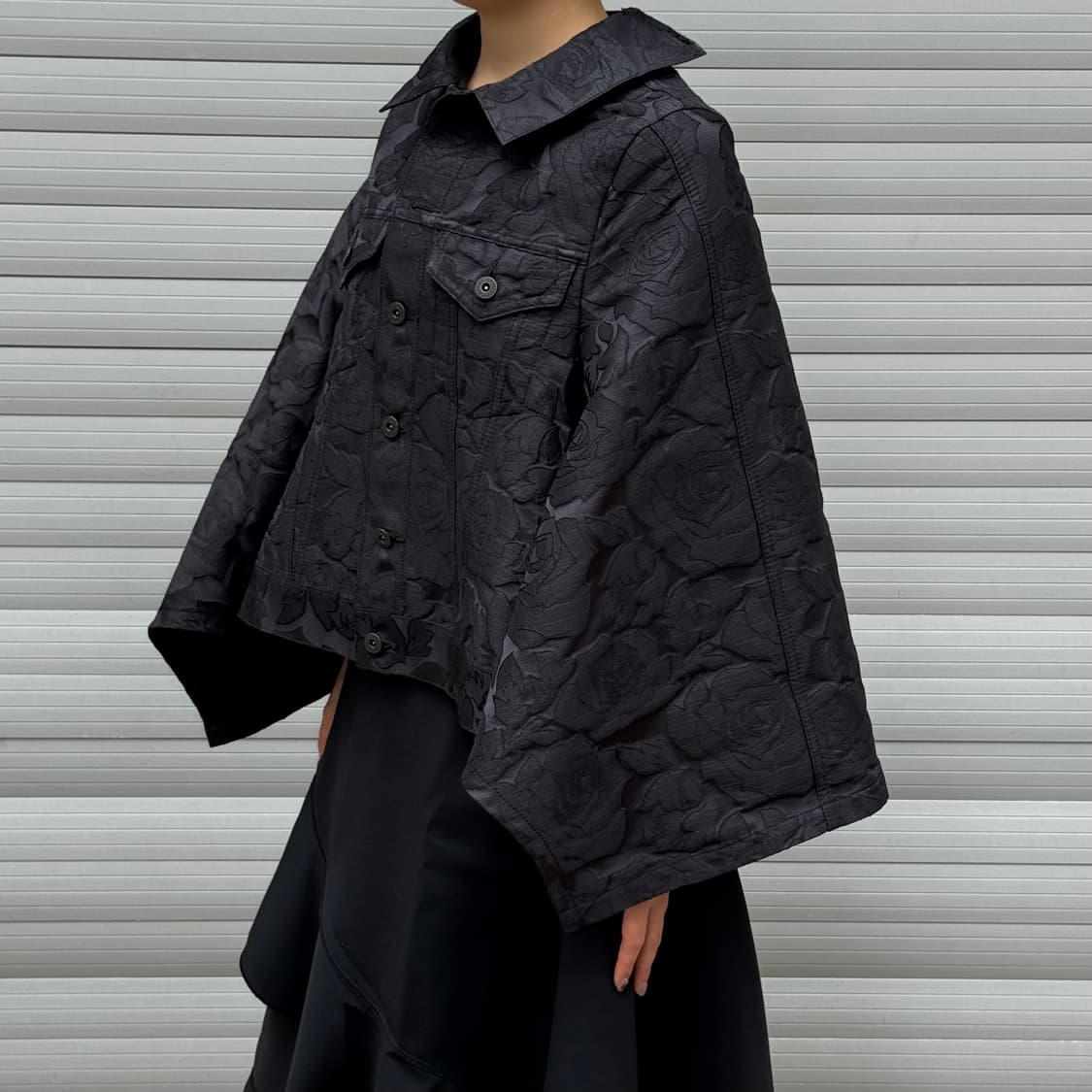 22SS Poncho Black Jacket 상품이미지9