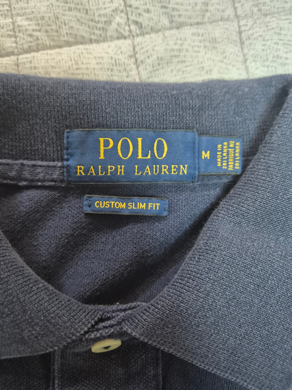 폴로 랄프로렌 빅포니 크레스트 반팔 카라티 네이비 상품이미지4