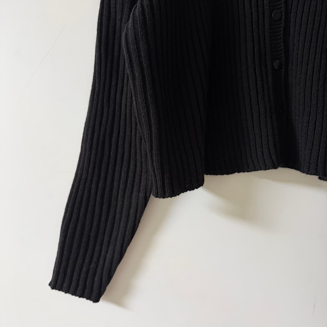 새상품 여자 라운드넥 가디건 (블랙) 상품이미지2